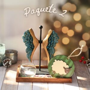 PAQUETE 2: CHAROLA NAVIDAD - Alas