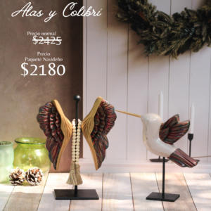 Paquete: Alas & Colibrí de Navidad